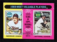 Most Valuable Players - Harmon Killebrew, Willie McCovey