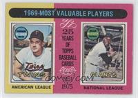 Most Valuable Players - Harmon Killebrew, Willie McCovey [Good to VG&…