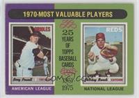 Most Valuable Players - Boog Powell, Johnny Bench [Poor to Fair]