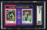 Most Valuable Players - Reggie Jackson, Pete Rose [SGC 8 NM/Mt]