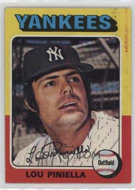 1975 Topps - [Base] #217 - Lou Piniella