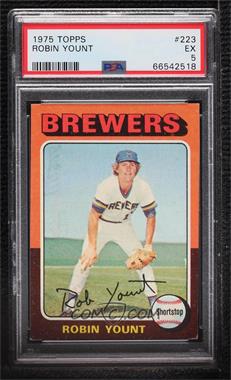 1975 Topps - [Base] #223.1 - Robin Yount [PSA 5 EX]