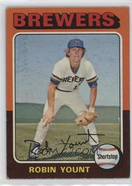 1975 Topps - [Base] #223.1 - Robin Yount [Good to VG‑EX]