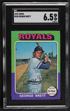 1975 Topps - [Base] #228 - George Brett [SGC 6.5 EX/NM+]