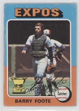 1975 Topps - [Base] #229 - Barry Foote [Poor to Fair]
