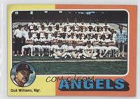 Team Checklist - California Angels Team, Dick Williams)