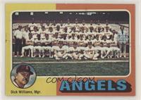 Team Checklist - California Angels Team, Dick Williams)