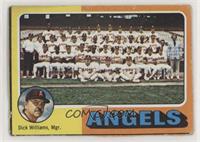 Team Checklist - California Angels Team, Dick Williams) [Poor to Fair]