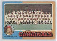 Team Checklist - St. Louis Cardinals Team, Red Schoendienst [Good to …