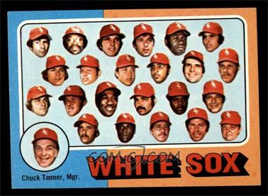 1975 Topps - [Base] #276 - Team Checklist - Chicago White Sox Team, Chuck Tanner [EX MT]