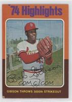 '74 Highlights - Bob Gibson [Good to VG‑EX]