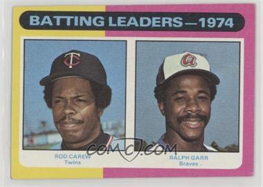 1975 Topps - [Base] #306 - League Leaders - Rod Carew, Ralph Garr