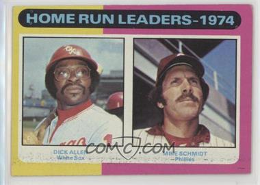 1975 Topps - [Base] #307 - League Leaders - Dick Allen, Mike Schmidt [Good to VG‑EX]