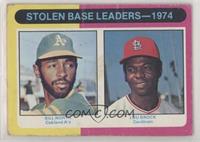 League Leaders - Billy North, Lou Brock [Poor to Fair]