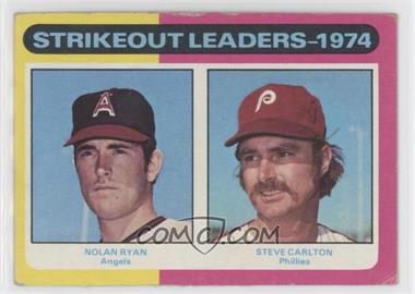 1975 Topps - [Base] #312 - League Leaders - Nolan Ryan, Steve Carlton