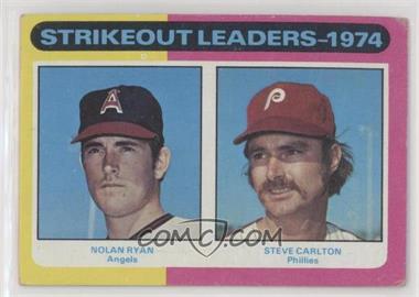 1975 Topps - [Base] #312 - League Leaders - Nolan Ryan, Steve Carlton