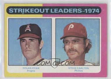 1975 Topps - [Base] #312 - League Leaders - Nolan Ryan, Steve Carlton