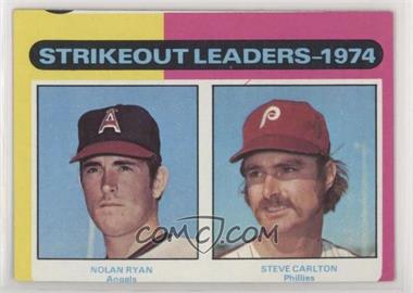 1975 Topps - [Base] #312 - League Leaders - Nolan Ryan, Steve Carlton