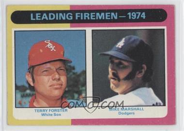 1975 Topps - [Base] #313 - League Leaders - Terry Forster, Mike Marshall