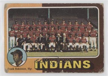 1975 Topps - [Base] #331 - Team Checklist - Cleveland Indians Team, Frank Robinson [Poor to Fair]