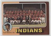 Team Checklist - Cleveland Indians Team, Frank Robinson [Good to VG&#…
