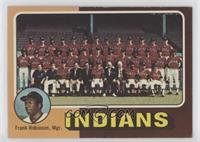 Team Checklist - Cleveland Indians Team, Frank Robinson [Poor to Fair]