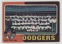 Team Checklist - Los Angeles Dodgers Team, Walter Alston