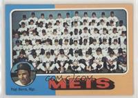 Team Checklist - New York Mets Team, Yogi Berra