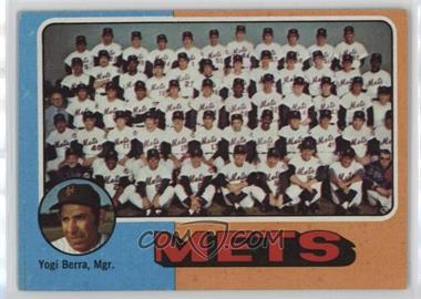 1975 Topps - [Base] #421 - Team Checklist - New York Mets Team, Yogi Berra