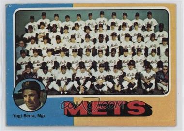 1975 Topps - [Base] #421 - Team Checklist - New York Mets Team, Yogi Berra