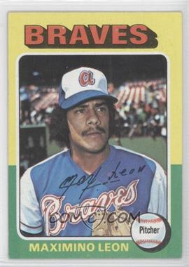 1975 Topps - [Base] #442 - Max Leon