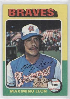 1975 Topps - [Base] #442 - Max Leon