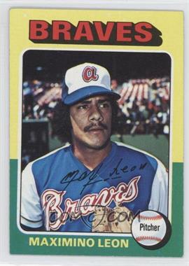 1975 Topps - [Base] #442 - Max Leon