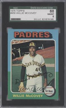 1975 Topps - [Base] #450 - Willie McCovey [SGC 88 NM/MT 8]