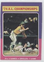 1974 A.L. Championships [Good to VG‑EX]