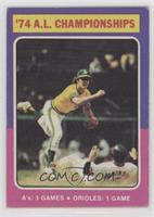 1974 A.L. Championships [Good to VG‑EX]