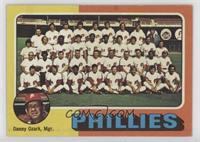 Team Checklist - Philadelphia Phillies Team, Danny Ozark [Good to VG&…