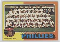Team Checklist - Philadelphia Phillies Team, Danny Ozark [Poor to Fai…