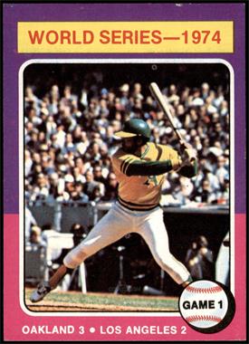 1975 Topps - [Base] #461 - World Series - 1974 - Reggie Jackson [NM+]