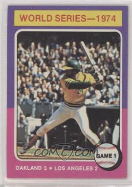 1975 Topps - [Base] #461 - World Series - 1974 - Reggie Jackson