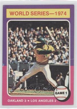 1975 Topps - [Base] #461 - World Series - 1974 - Reggie Jackson