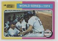 World Series - 1974 - Game 2 [Good to VG‑EX]