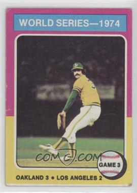 1975 Topps - [Base] #463 - World Series - 1974 - Rollie Fingers [Poor to Fair]