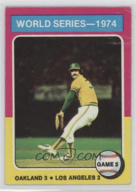 1975 Topps - [Base] #463 - World Series - 1974 - Rollie Fingers [Poor to Fair]