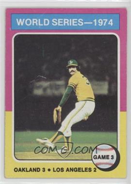 1975 Topps - [Base] #463 - World Series - 1974 - Rollie Fingers [Poor to Fair]