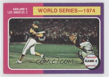 1975 Topps - [Base] #464 - World Series - 1974 - Game 4 [Good to VG‑EX]