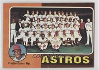Team Checklist - Houston Astros Team, Preston Gomez
