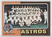 Team Checklist - Houston Astros Team, Preston Gomez [Good to VG‑…