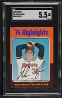 '74 Highlights - Nolan Ryan [SGC 5.5 EX+]