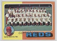 Team Checklist - Cincinnati Reds Team, Sparky Anderson